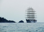 IL  ROYAL  CLIPPER   A  CAPO TAORMINA, di selenina